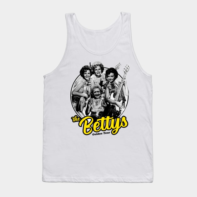 Betty White Band Shirt Tank Top by UselessRob